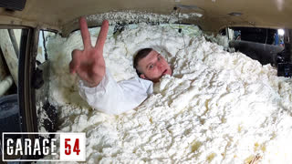 Запенил ЧЕЛОВЕКА в САЛОНЕ АВТО МОНТАЖНОЙ ПЕНОЙ